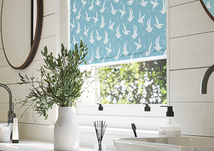 Seagulls, Seafoam - Twist&Fit Roller Blind - Image 5